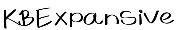 KBExpansive Font Image