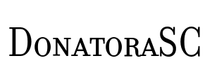 DonatoraSC Font Image