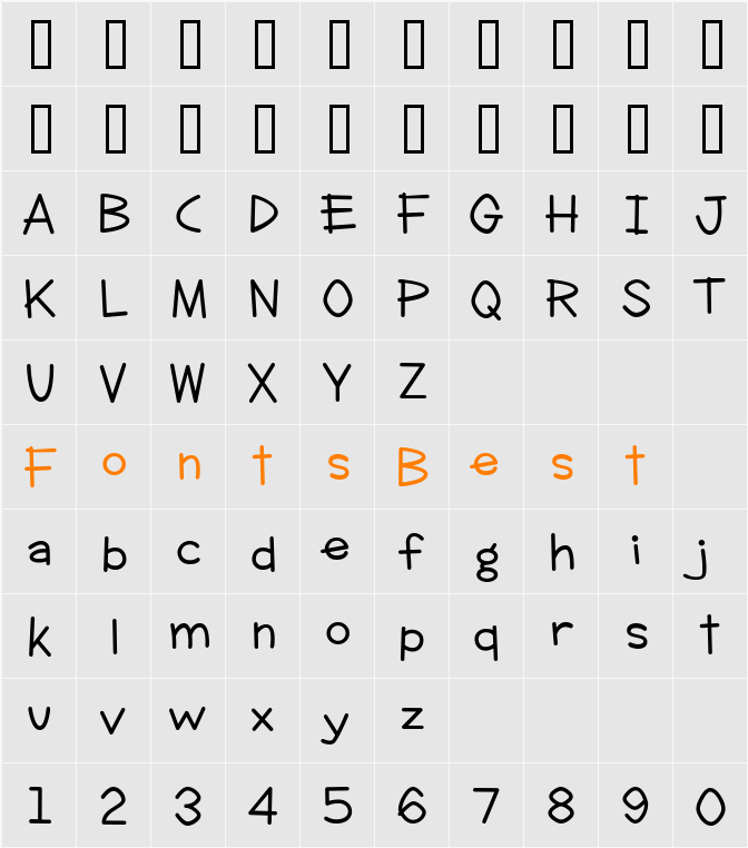 Clever Duke BTN Smooth Character Map