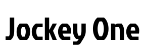 Jockey One Font Image