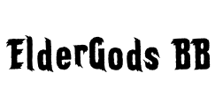 ElderGods BB Font Image