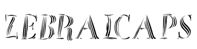 ZebralCaps Font Image
