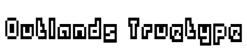 Outlands Truetype Font Image