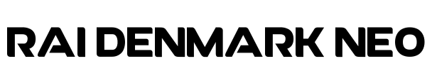 RAI Denmark Neo Font Image