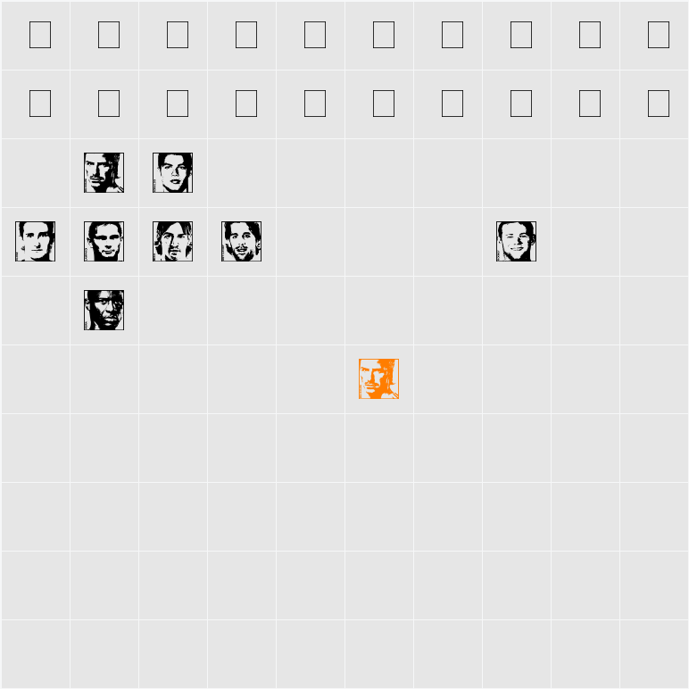 SOCCERMAN Character Map