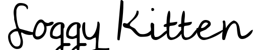 Soggy Kitten Font Image