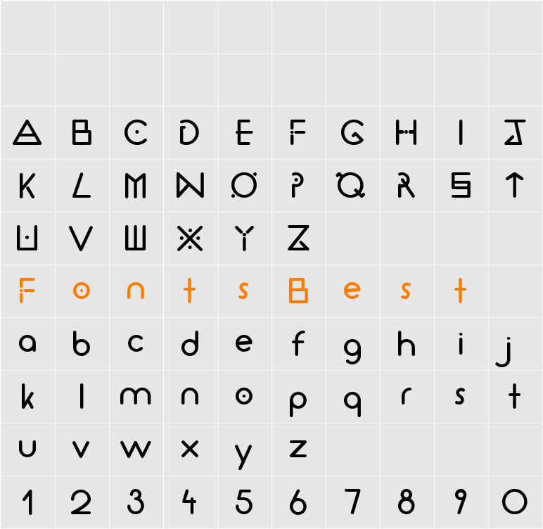 Thirty Seconds Character Map