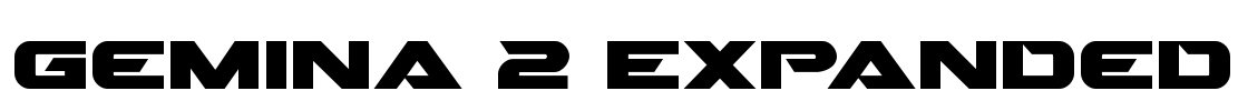 Gemina 2 Expanded Font Image