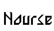 Nourse Font Image