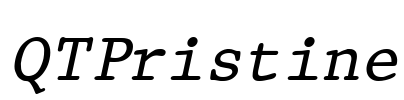 QTPristine Font Image