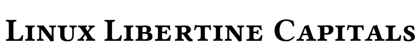 Linux Libertine Capitals