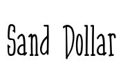 Sand Dollar Font Image