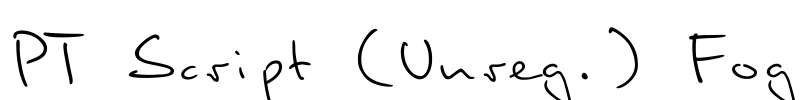 PT Script (Unreg.) Fog