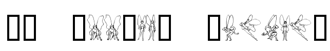 SL Woodcut Faeries Font Image