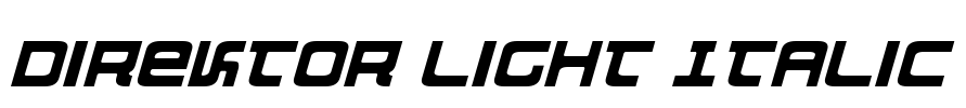 Direktor Light Italic
