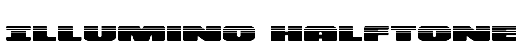 Illumino Halftone Font Image