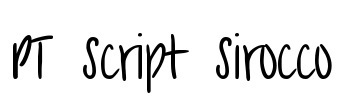 PT Script Sirocco