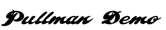 Pullman  Demo Font Image