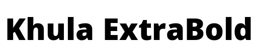 Khula ExtraBold