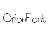 OrionFont Font Image