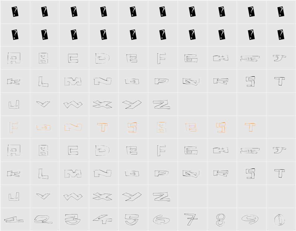 SizeMatters Character Map