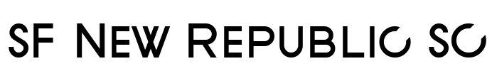 SF New Republic SC Font Image