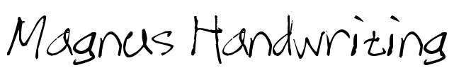 Magnus Handwriting