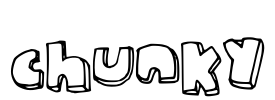 chunky Font Image