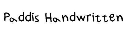 Paddis Handwritten