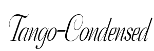 Tango-Condensed Font Image