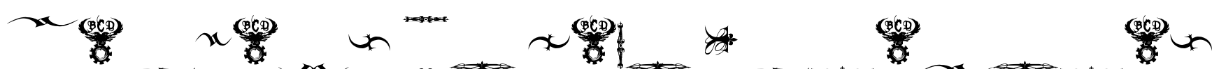 Marquis De Sade Ornaments Font Image