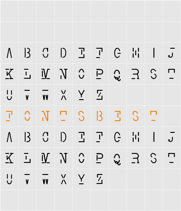 Smith-TypewriterFree Character Map