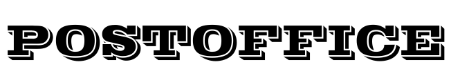 POSTOFFICE Font Image