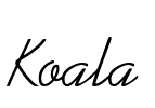 Koala Font Image