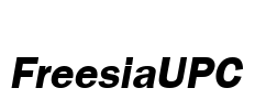 FreesiaUPC Font Image