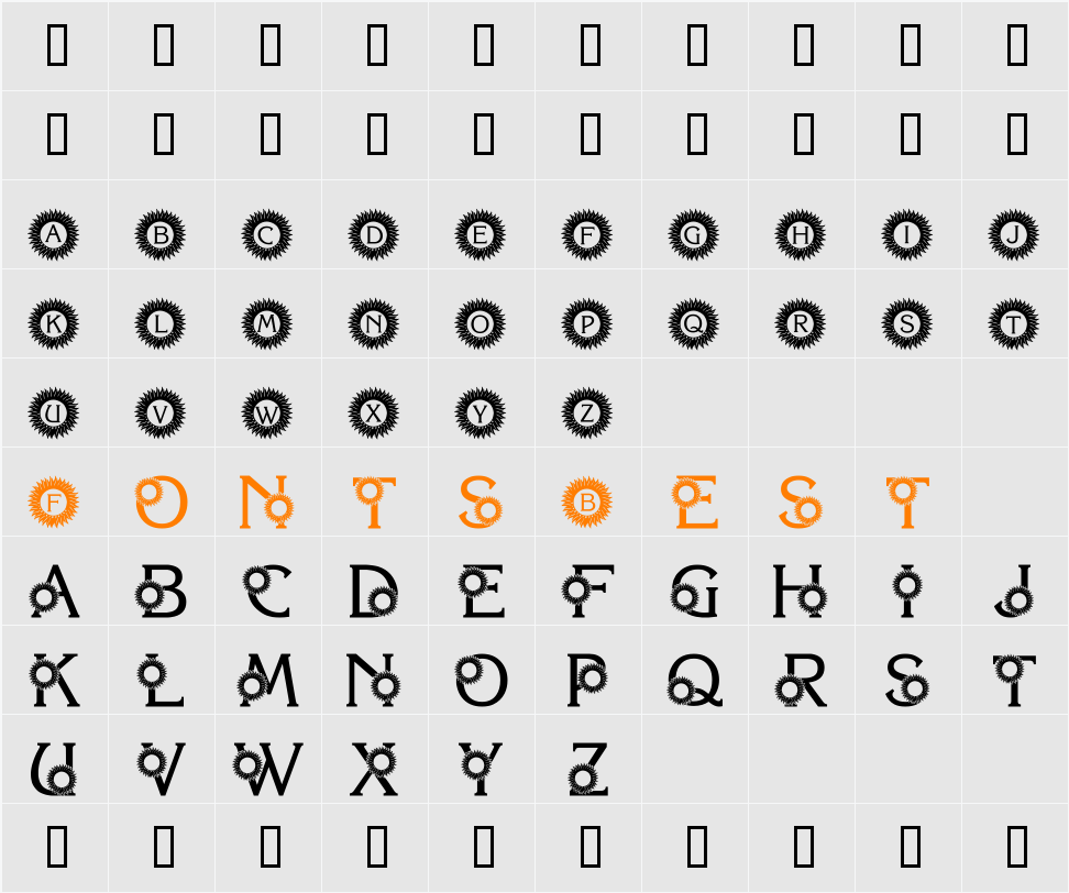 LMS You Are My Sunshine Character Map
