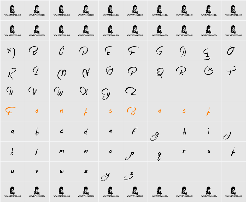 Rags To Riches  Character Map