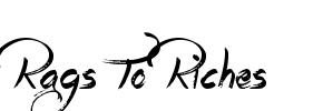 Rags To Riches  Font Image