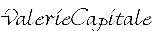 ValerieCapitale Font Image
