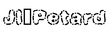 JI-Petard Font Image