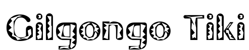 Gilgongo Tiki Font Image