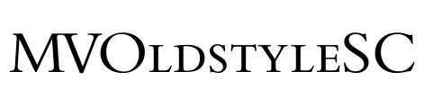 MVOldstyleSC Font Image