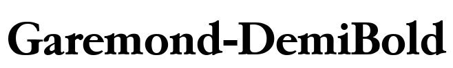 Garemond-DemiBold