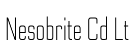 Nesobrite Cd Lt Font Image
