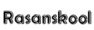 Rasanskool Font Image