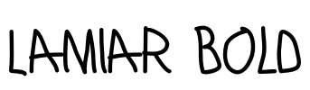 Lamiar Bold Font Image
