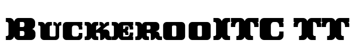 BuckerooITC TT Font Image