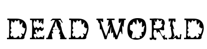 Dead World Font Image