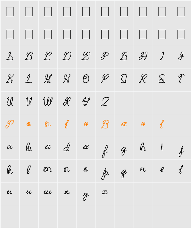 Remember Memory Character Map