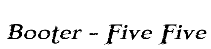 Booter - Five Five